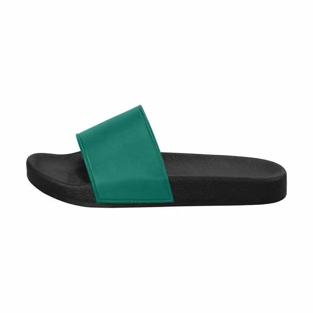 Sandalias de diapositivas para hombre Uniquely You / Chanclas verde azulado