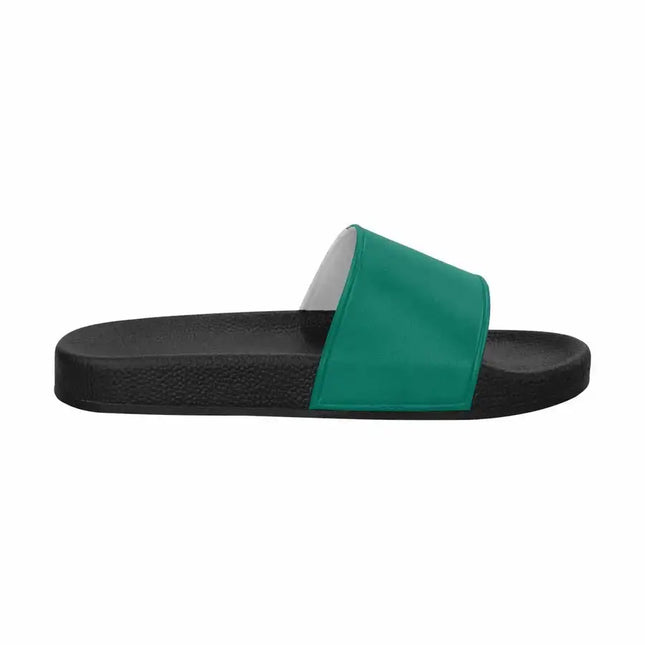 Sandalias de diapositivas para hombre Uniquely You / Chanclas verde azulado