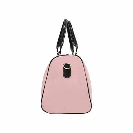 Uniquely You Rose Quartz Red Travel Bag - Carry On Luggage / Adjustable Strap Black