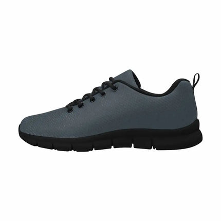 Uniquely You Sneakers for Men, Charcoal Black Running Shoes