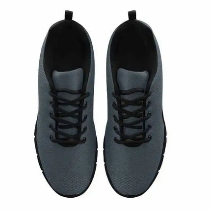 Uniquely You Sneakers for Men, Charcoal Black Running Shoes