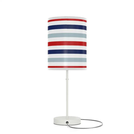 Uniquely You Table Lamp, Nightstand Light /   Indoor Lighting Red White Blue