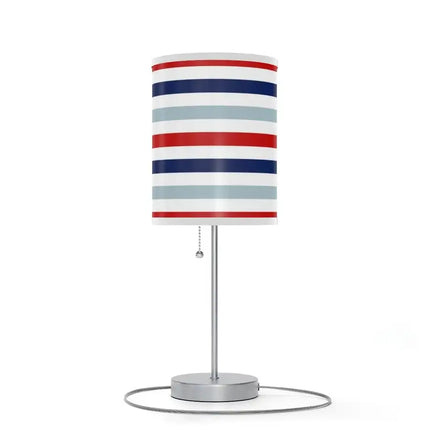 Uniquely You Table Lamp, Nightstand Light /   Indoor Lighting Red White Blue