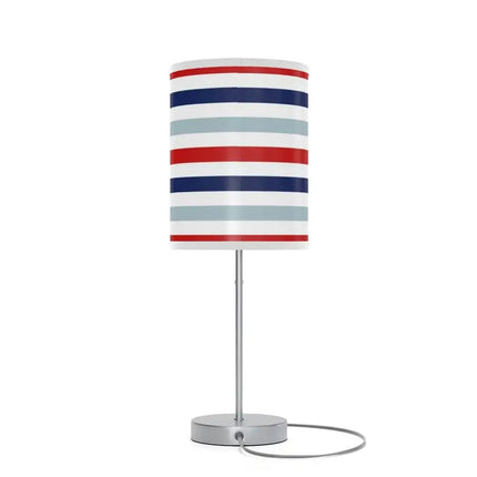 Uniquely You Table Lamp, Nightstand Light /   Indoor Lighting Red White Blue