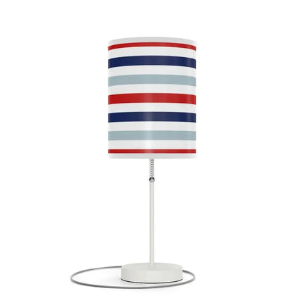 Uniquely You Table Lamp, Nightstand Light /   Indoor Lighting Red White Blue