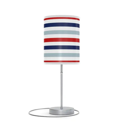 Uniquely You Table Lamp, Nightstand Light /   Indoor Lighting Red White Blue