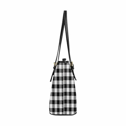 Uniquely You Tote Bag   , Buffalo Plaid Black and White