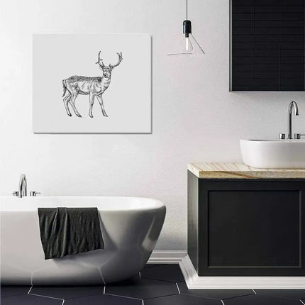 Uniquely You - Lienzo decorativo para pared, diseño de ciervo, 24.0 x 20.0 in
