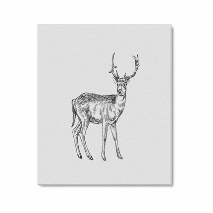 Uniquely You - Lienzo decorativo para pared, diseño de ciervo, 24.0 x 20.0 in