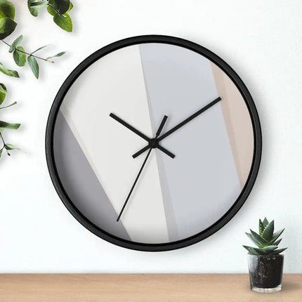Uniquely You Wall Clock, Pastel Geometric  - WC03