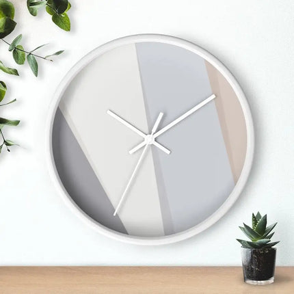 Uniquely You Wall Clock, Pastel Geometric  - WC03