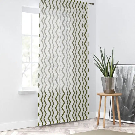 Uniquely You Window Curtain - Indoor / Chevron Style Vertical - C172914