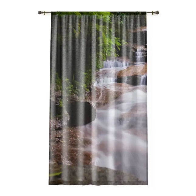 Uniquely You Window Curtain - Nature / Riverbank Landscape Print