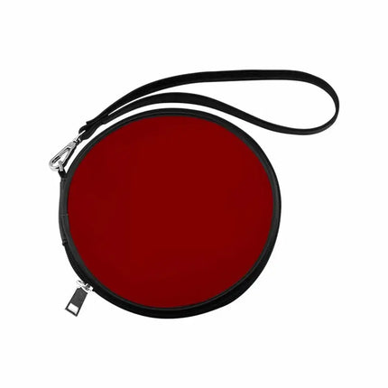 Uniquely You Womens Round Handbag / Maroon Red