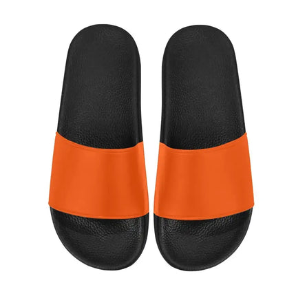 Uniquely You Womens Slides / Flip-Flop Sandals - Bright Orange