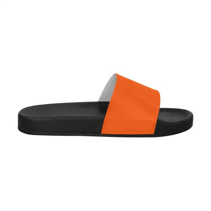 Uniquely You Womens Slides / Flip-Flop Sandals - Bright Orange