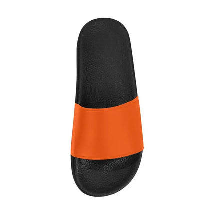 Uniquely You Womens Slides / Flip-Flop Sandals - Bright Orange
