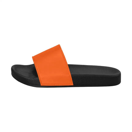Uniquely You Womens Slides / Flip-Flop Sandals - Bright Orange