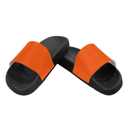 Uniquely You Womens Slides / Flip-Flop Sandals - Bright Orange