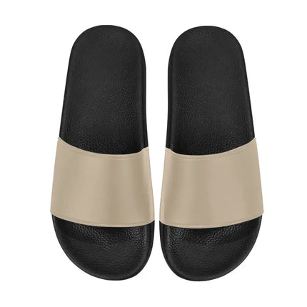 Uniquely You Womens Slides / Flip-Flop Sandals - Dark Beige