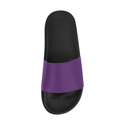Uniquely You Womens Slides / Flip-Flop Sandals - Deep Purple