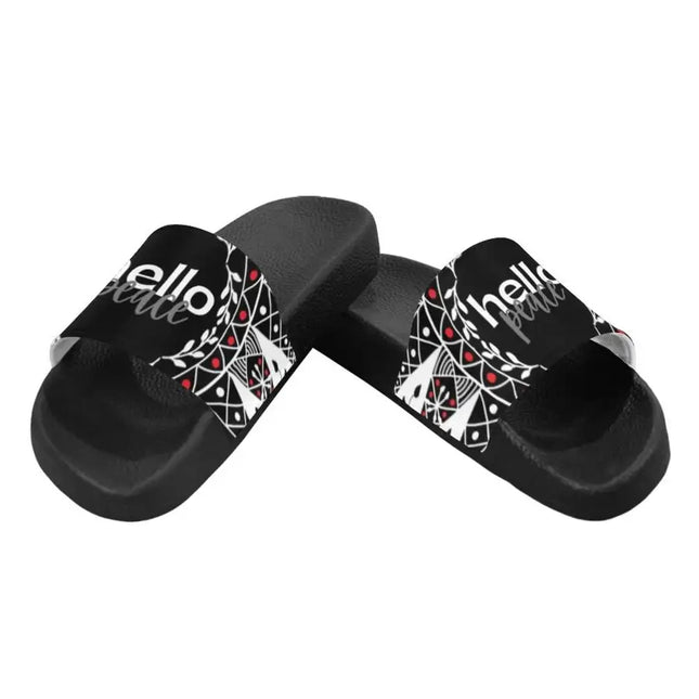 Sandalias para mujer Uniquely You - Hello Peace Bohemian Print