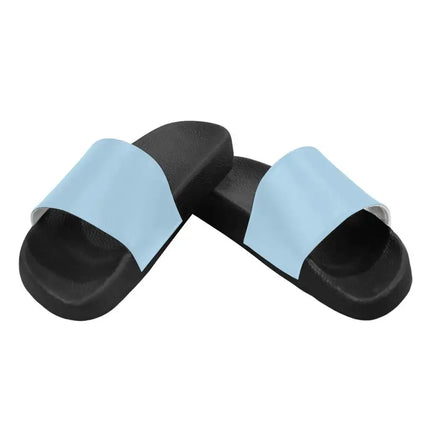 Uniquely You Womens Slides / Flip-Flop Sandals - Light Blue
