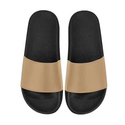 Uniquely You Womens Slides / Flip-Flop Sandals - Light Brown