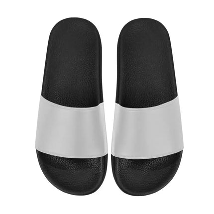 Uniquely You Womens Slides / Flip-Flop Sandals - Light Gray