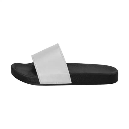 Uniquely You Womens Slides / Flip-Flop Sandals - Light Gray