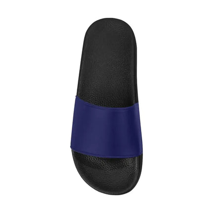 Uniquely You Womens Slides / Flip-Flop Sandals - Midnight Blue