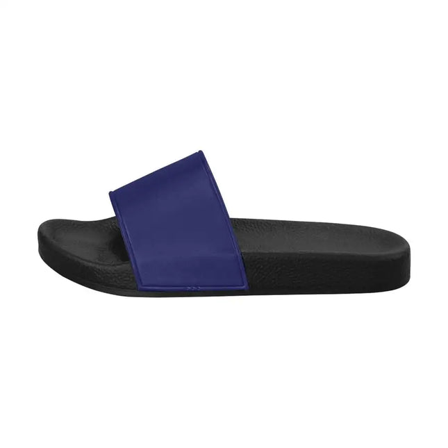 Sandalias chanclas / chanclas para mujer Uniquely You - Azul medianoche