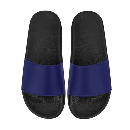 Uniquely You Womens Slides / Flip-Flop Sandals - Midnight Blue