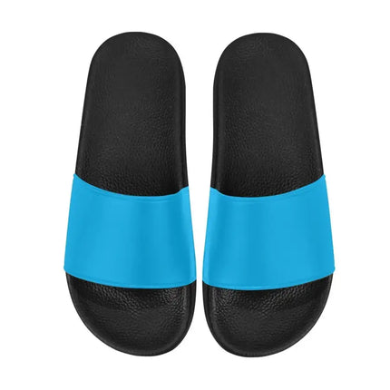 Uniquely You Womens Slides / Flip-Flop Sandals - True Blue