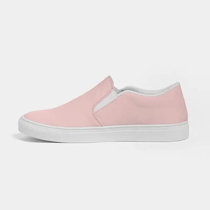 Uniquely You Womens Sneakers - Rose Pink Slip-On Canvas Sports Shoes