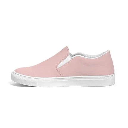 Uniquely You Womens Sneakers - Rose Pink Slip-On Canvas Sports Shoes