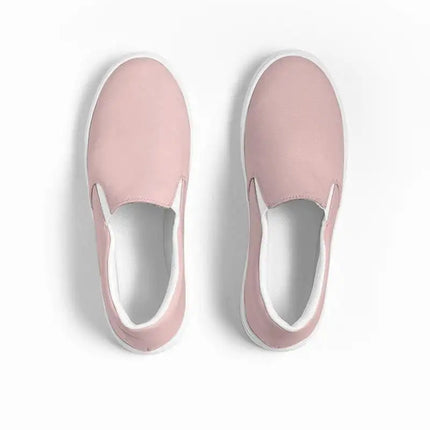 Uniquely You Womens Sneakers - Rose Pink Slip-On Canvas Sports Shoes