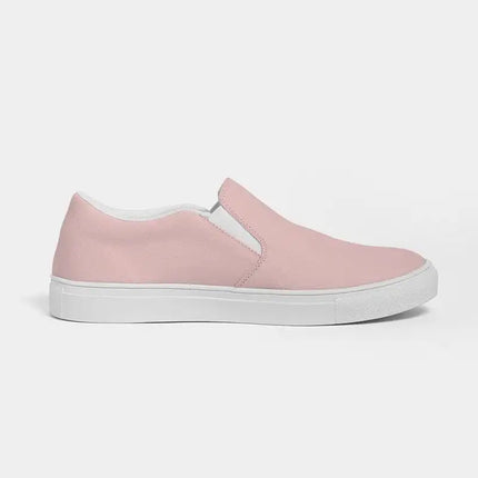 Uniquely You Womens Sneakers - Rose Pink Slip-On Canvas Sports Shoes