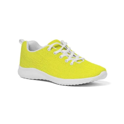 Uniquely You Womens Sneakers - Yellow Canvas Sports Shoes / Running