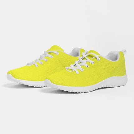Uniquely You Womens Sneakers - Yellow Canvas Sports Shoes / Running