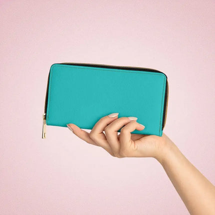 Uniquely You Womens Wallet - Zip Purse / Teal Green Purse