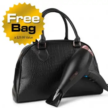 Bolsa de viaje premium exclusiva Infiniti Pro de Conair completa con secadora de 1875 vatios