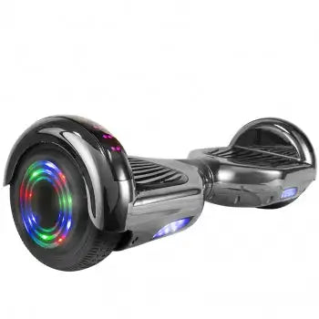 Hoverboard in Black Chrome with Bluetooth Speakers - Vickie Lynn's